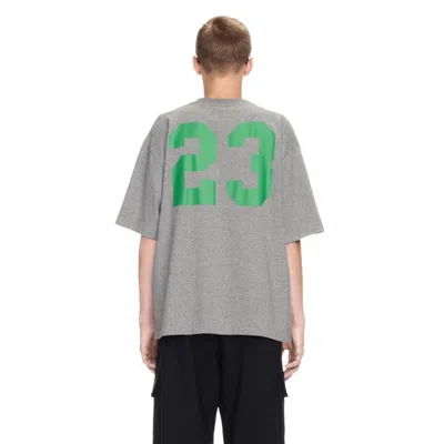Off-white Man T-shirt Light Grey Size S Cotton, Elastane In Gray