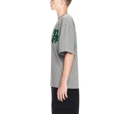 Off-white Man T-shirt Light Grey Size S Cotton, Elastane In Gray