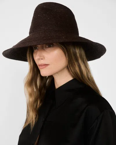 Janessa Leone Colette Hat In Chocolate