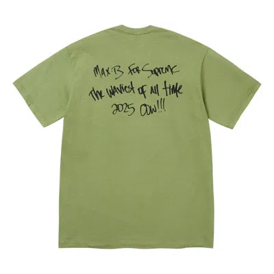 Supreme Max B T-shirt In Green