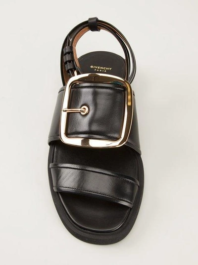 Shop Givenchy Oversize Buckle Sandal