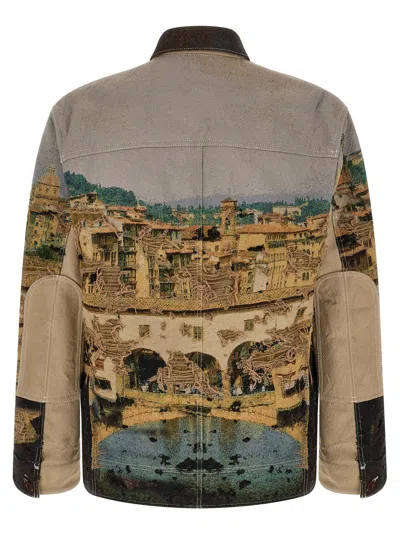 Junya Watanabe Multicolor Polyester Men's Jacket In Multicolor