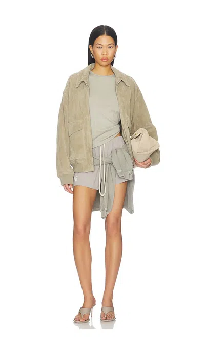 Essentials Running Short In Gray