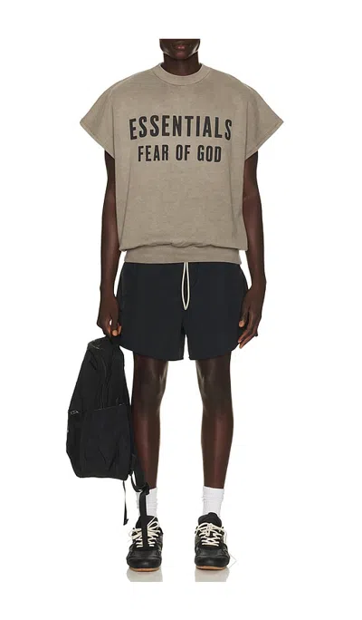 Essentials Drawstring Swim Trunks In Multi