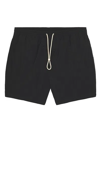 Essentials Drawstring Swim Trunks In Multi