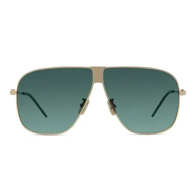 Givenchy Gv Speed 64mm Oversize Gradient Pilot Sunglasses In Gold