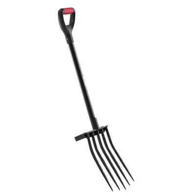 Vevor 5 Tines Garden Fork Tool Metal Handle 41 In Spading Pitchfork Y ...