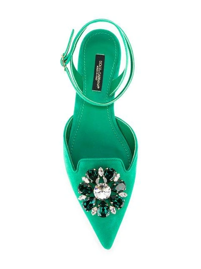 Shop Dolce & Gabbana Bellucci Slippers