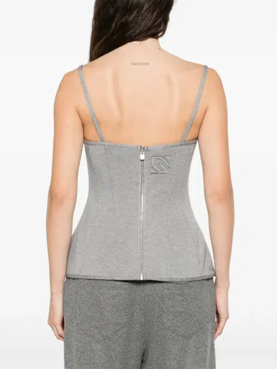 Giuseppe Di Morabito Structured Top In Gray