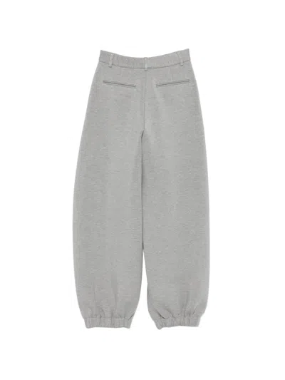Giuseppe Di Morabito 로고 팬츠 In Gray