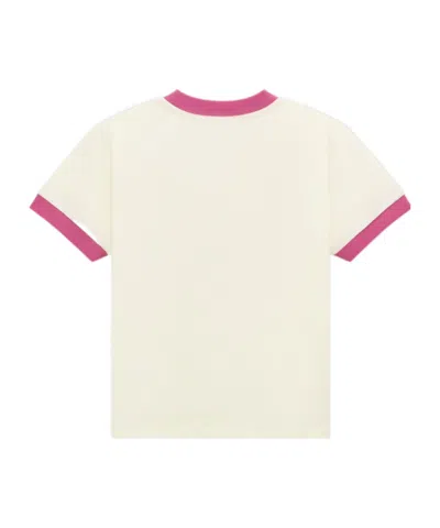 Amiri Staggered Ringer T-shirt In White