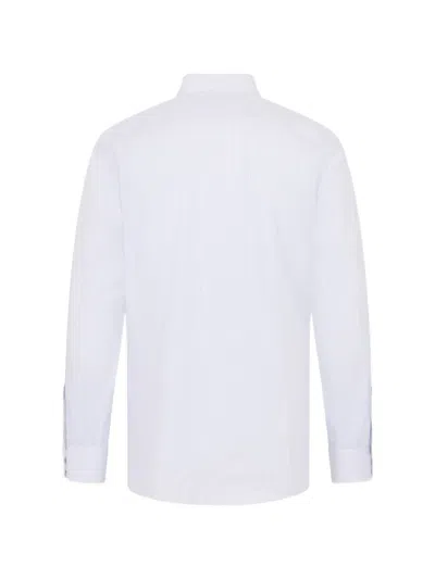 Dsquared2 이지 슬림 70's 핀 칼라 셔츠 In White