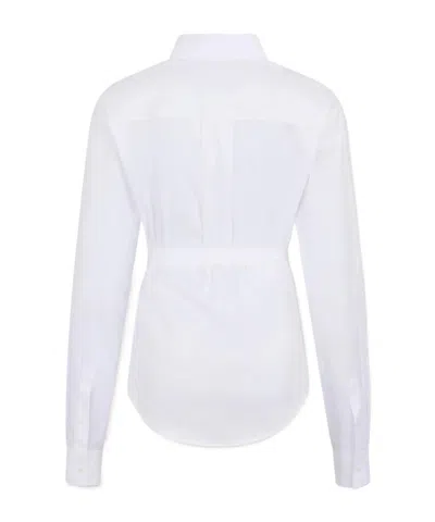 Dsquared2 Wrap Shirt In White