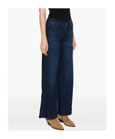 Frame Belt-loop Jeans In Blue