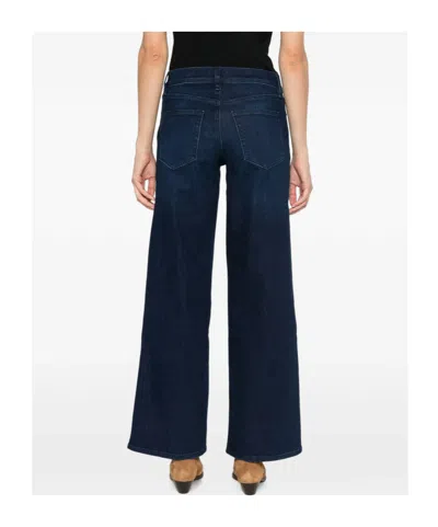 Frame Belt-loop Jeans In Blue