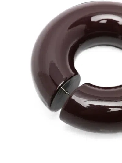 Uncommon Matters 스트라토 후프 이어링 In Brown
