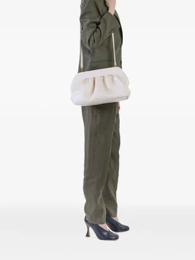 MEDIUM BIOS VEGAN DRAPED CLUTCH BAG