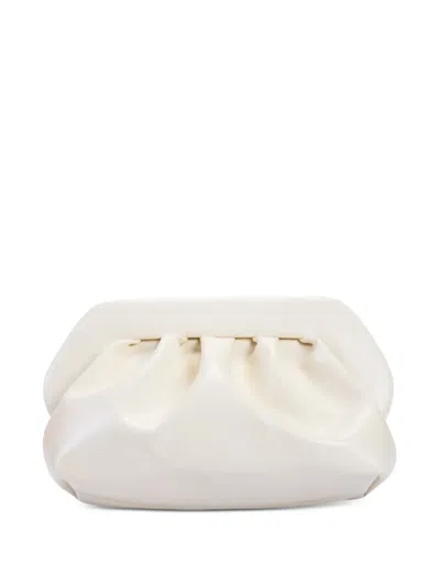 MEDIUM BIOS VEGAN DRAPED CLUTCH BAG