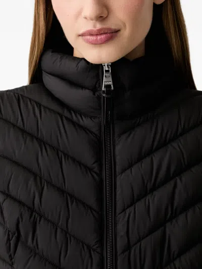Dkny 셰브런 퀼팅 베스트 In Black