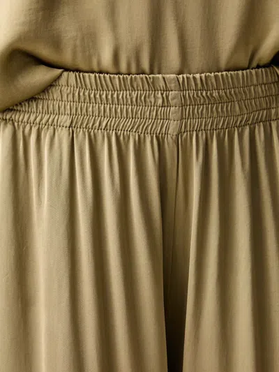 Vicolo Elasticated Palazzo Pants In Brown