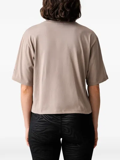 LOTUS-EMBROIDERED SHORT-SLEEVE T-SHIRT