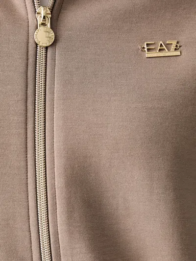 LOGO-PLAQUE ZIP-UP TRACK JACKET