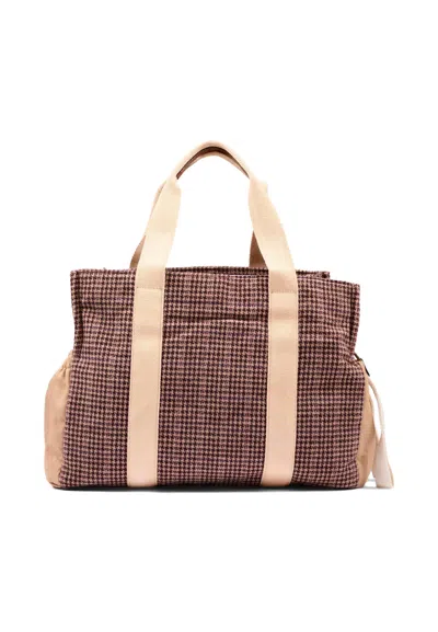 Chloé Patterned Diaper Bag In Brown