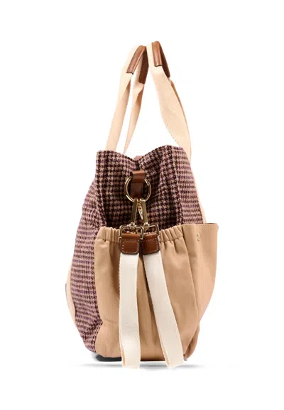 Chloé Patterned Diaper Bag In Brown