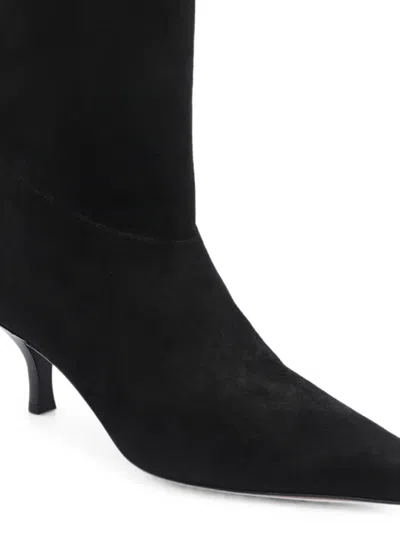 Paris Texas Pointed-toe Tall Boots In Black