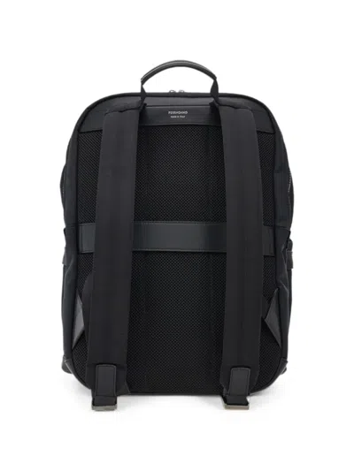 Ferragamo Canvas Backpack In 블랙