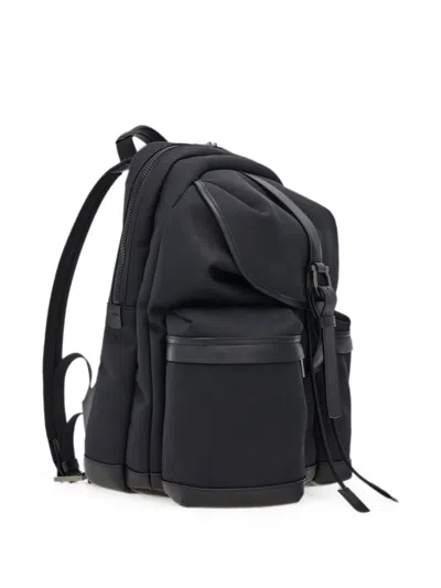 Ferragamo Canvas Backpack In 블랙