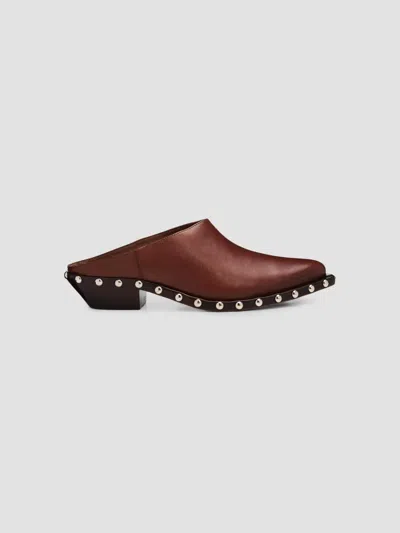 Schutz Taylor Mule Pump In Brown