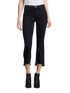 J BRAND Selena Mid-Rise Cropped Bootcut Jeans