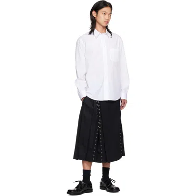 Simone Rocha Cotton Relaxed Pocket Shirt In White