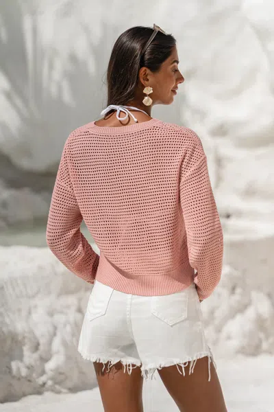 Cupshe Checked In Pink Top In Pink