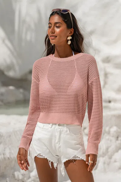 Cupshe Checked In Pink Top In Pink