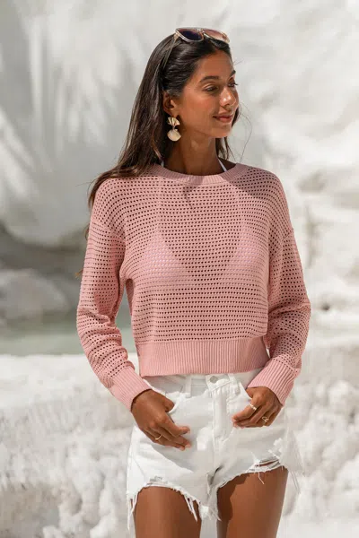Cupshe Checked In Pink Top In Pink