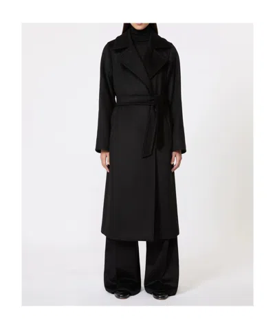 Max Mara Manuela Icon Coat In Black