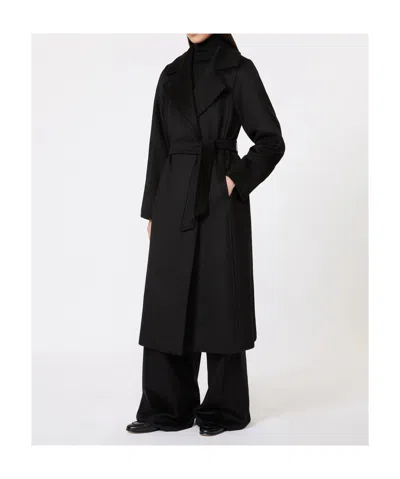 Max Mara Manuela Icon Coat In Black