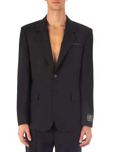 Msgm Blazer - Negro In Black