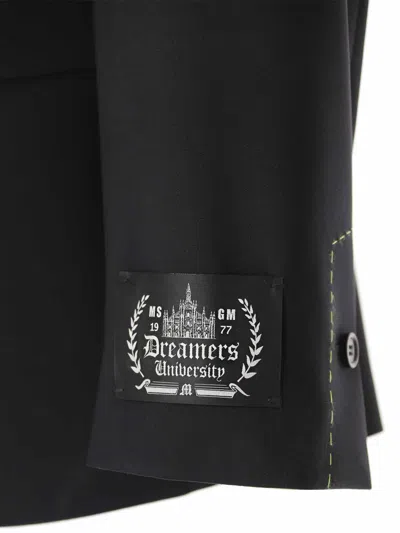 Msgm Blazer - Negro In Black