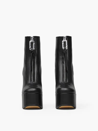Marc Jacobs The Gigi Platform Ankle Boots In Negro