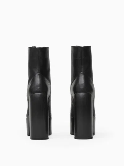 Marc Jacobs The Gigi Platform Ankle Boots In Negro