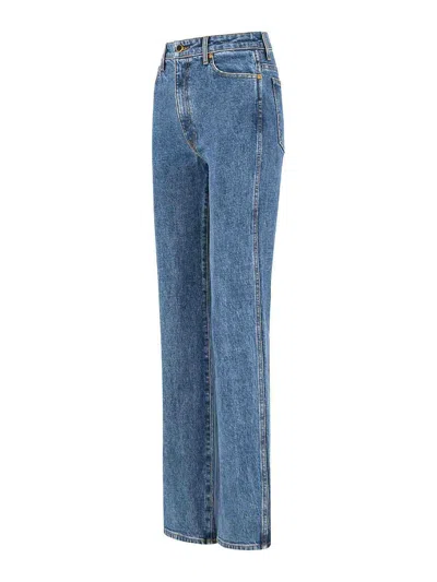Khaite Vaqueros Rectos - Azul In Blue