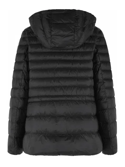 Moncler 'raies' Black Polyamide Down Jacket In Negro