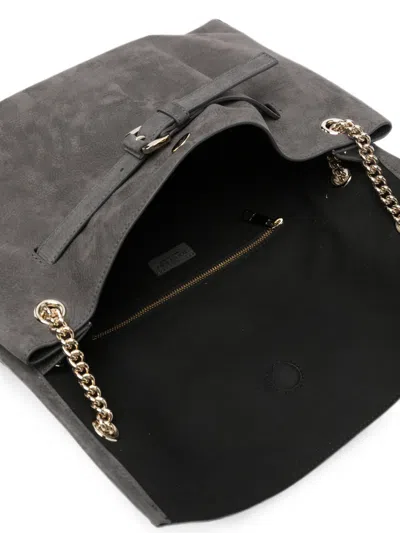 Orciani Medium Venus Nabucco Chain-strap Tote Bag In Gray
