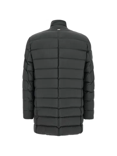 Herno Quilted Down Coat In Black