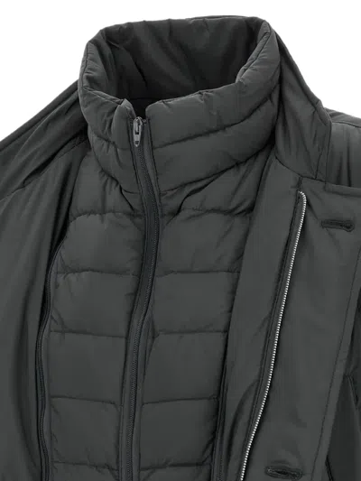 Herno Quilted Down Coat In Black