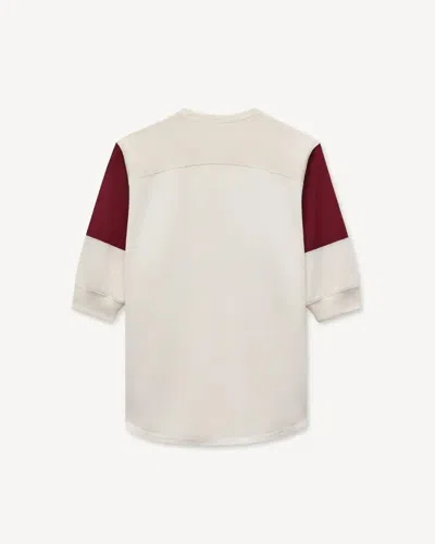 Kenzo Logo-patch Panelled T-shirt In White