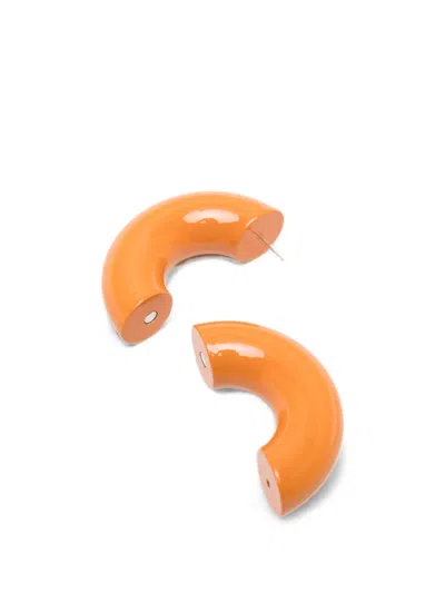 Uncommon Matters 스트라토 후프 이어링 In Orange
